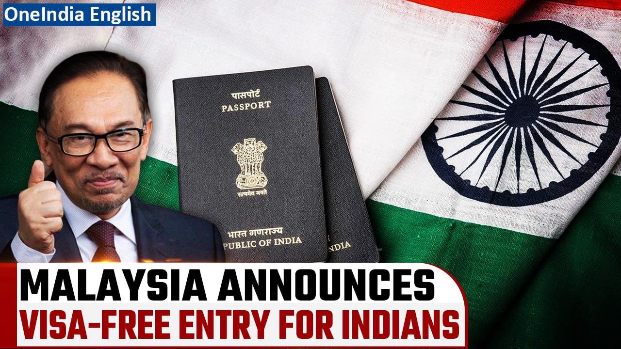 Malaysia to allow visa-free entry of Indian and Chinese tourists from December 1 | Oneindia News