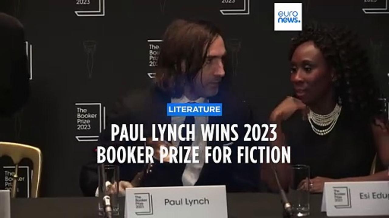 Irish writer Paul Lynch wins Booker Prize with dystopian novel 'Prophet Song'