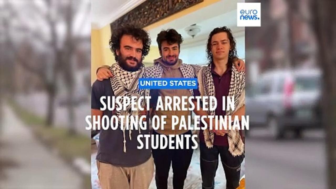 Man arrested over shooting of three Palestinian students in Vermont