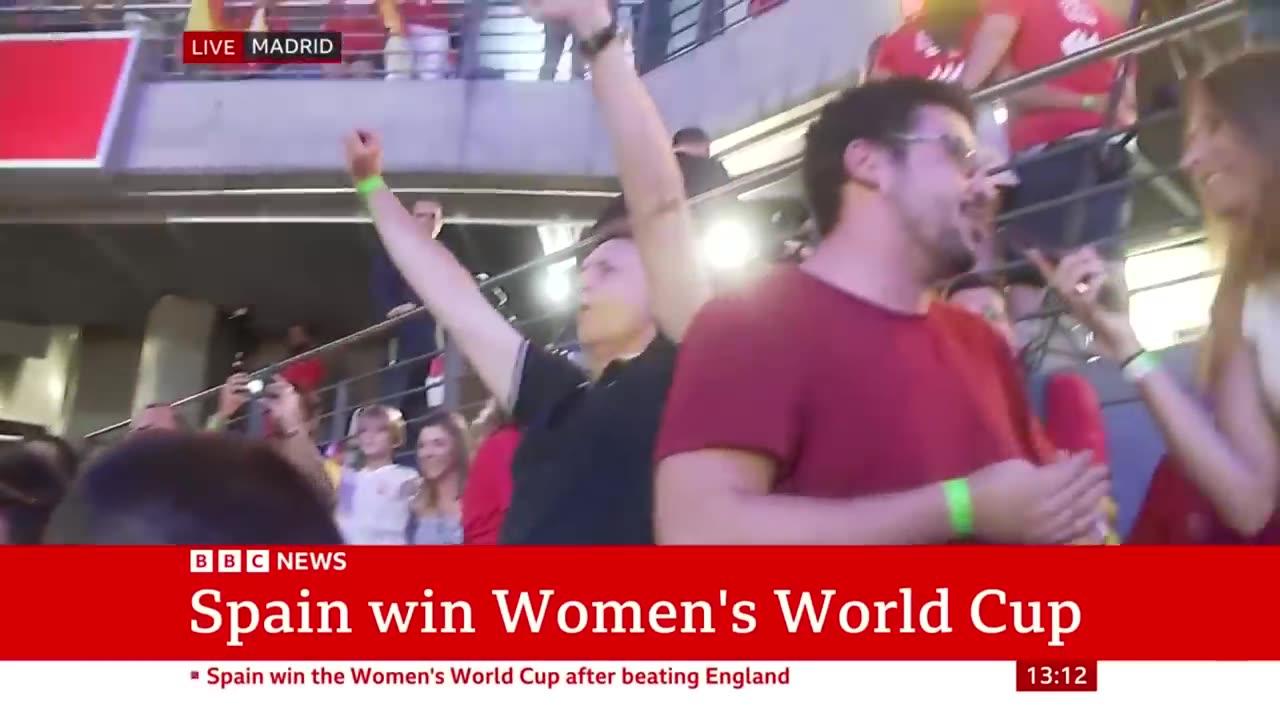 .Spain beat England to win Women's World Cup - BBC News