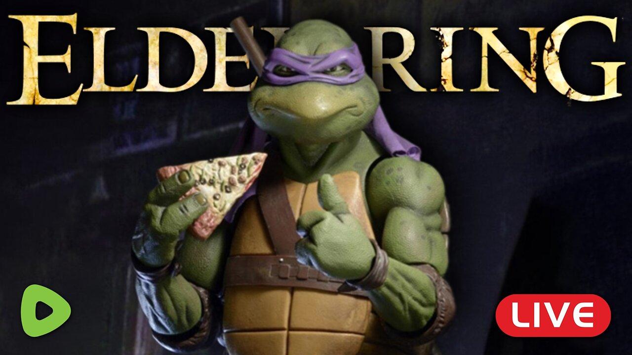 🔴LIVE - Elden Ring - TMNT Donatello Build Part 1 + NEW EMOTES