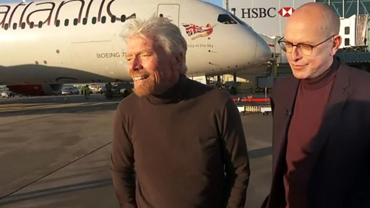 Branson hails 'new revolution' in greener aviation fuel