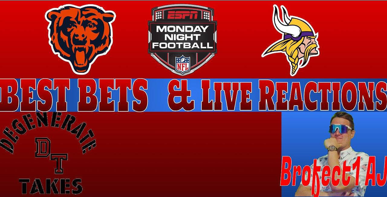 MNF: Live Bets , Reactions, & More!