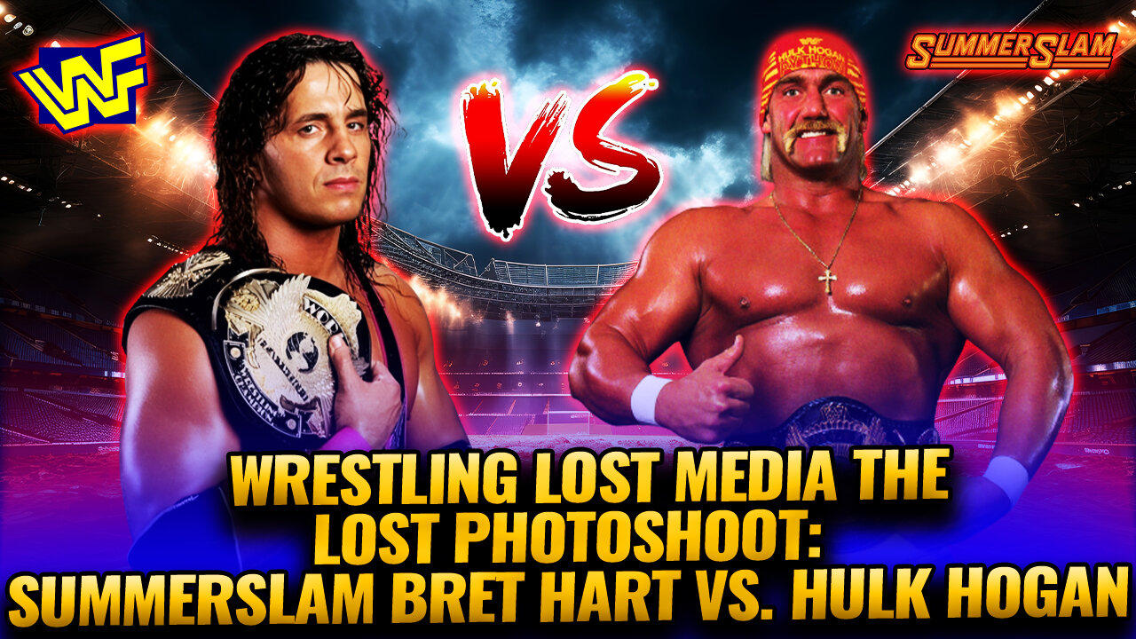 WRESTLING LOST MEDIA | The Lost Photoshoot: SummerSlam Bret Hart vs. Hulk Hogan
