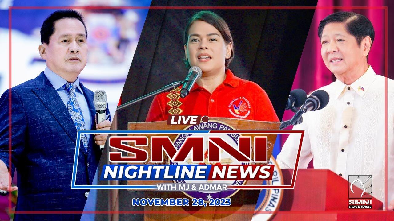 LIVE: SMNI Nightline News with Admar Vilando and Jade Calabroso | November 28, 2023