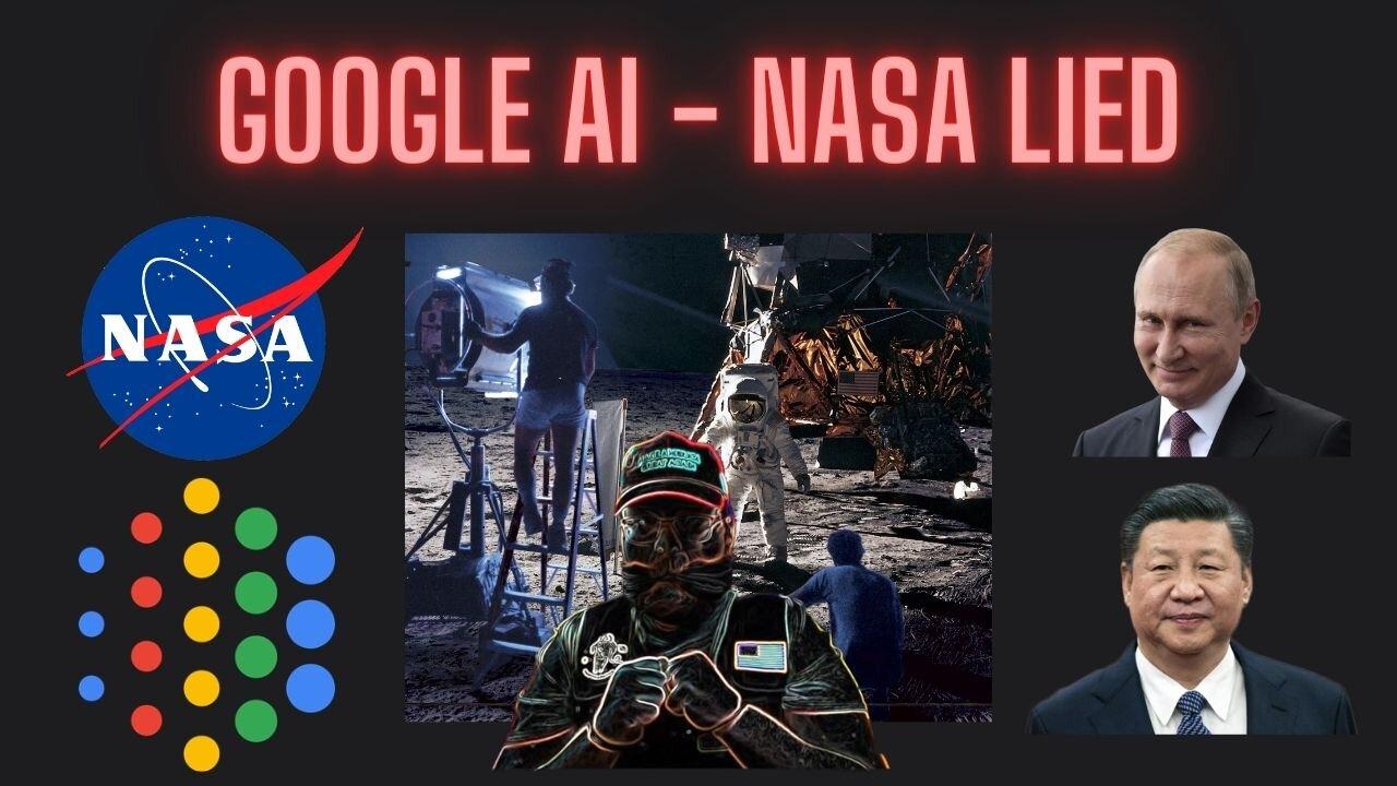 Google AI says NASA faked the Moon Landing