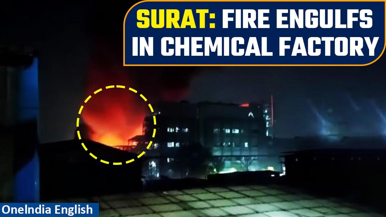 Breaking News: Massive Chemical Factory Fire in Surat, Gujarat  | Oneindia News