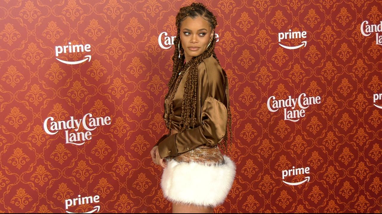 Andra Day 'Candy Cane Lane' World Premiere Red Carpet Arrivals