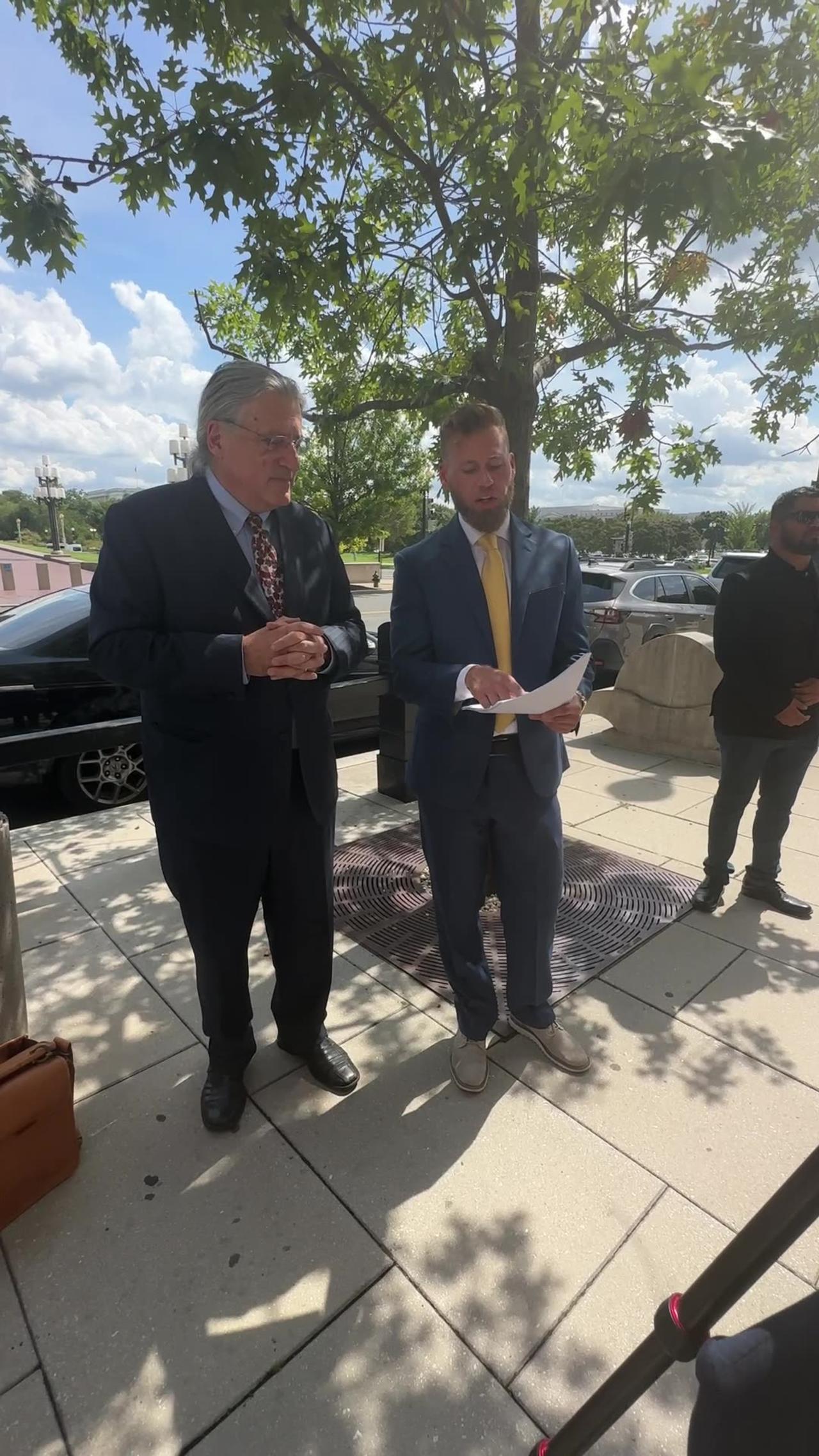 Owen Shroyer's Pre-Jail Press Conference Sept 12, 2023