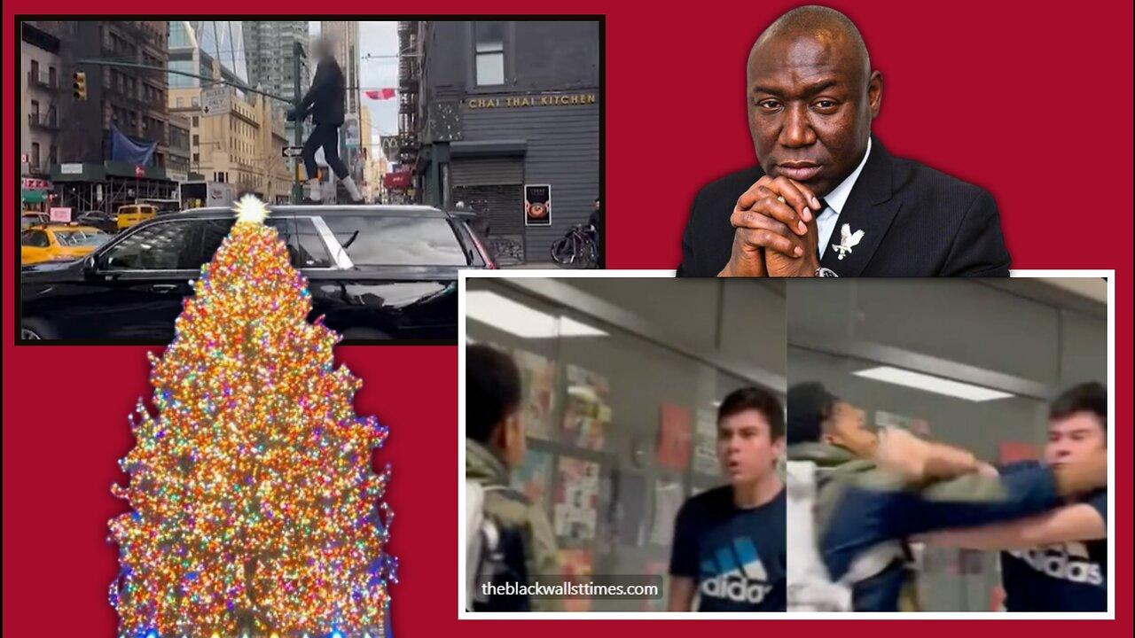 Black female bully picks fight with white nerds and gets handled nerd's boyfriend.