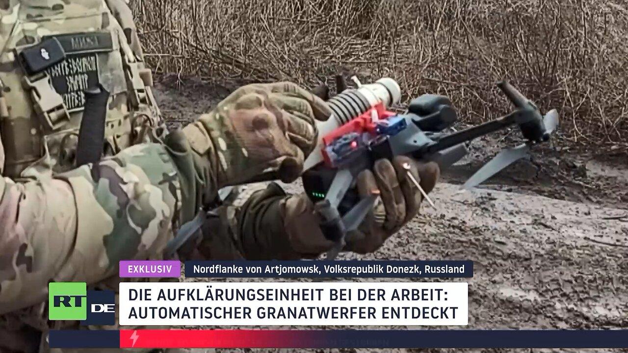 Exklusiv von Artjomowsk-Nordflanke: Die Funktion des Drohnenkriegs