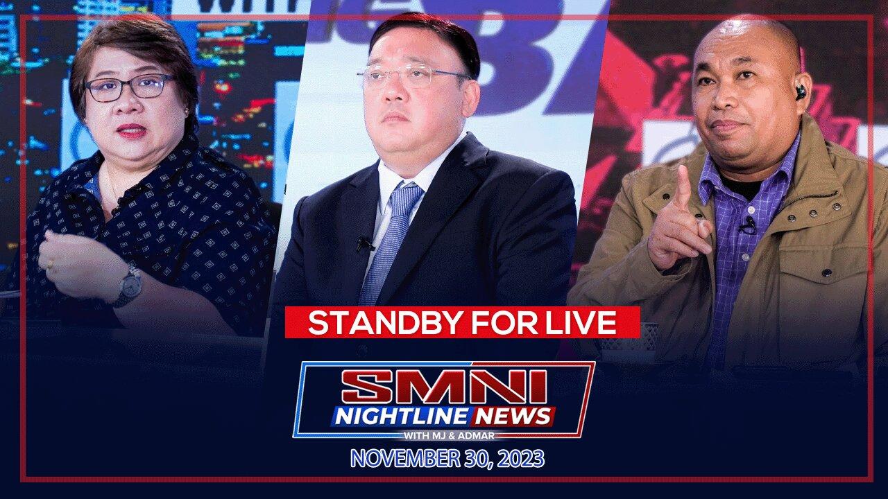SMNI Nightline News with Admar Vilando and MJ Mondejar | November 30, 2023