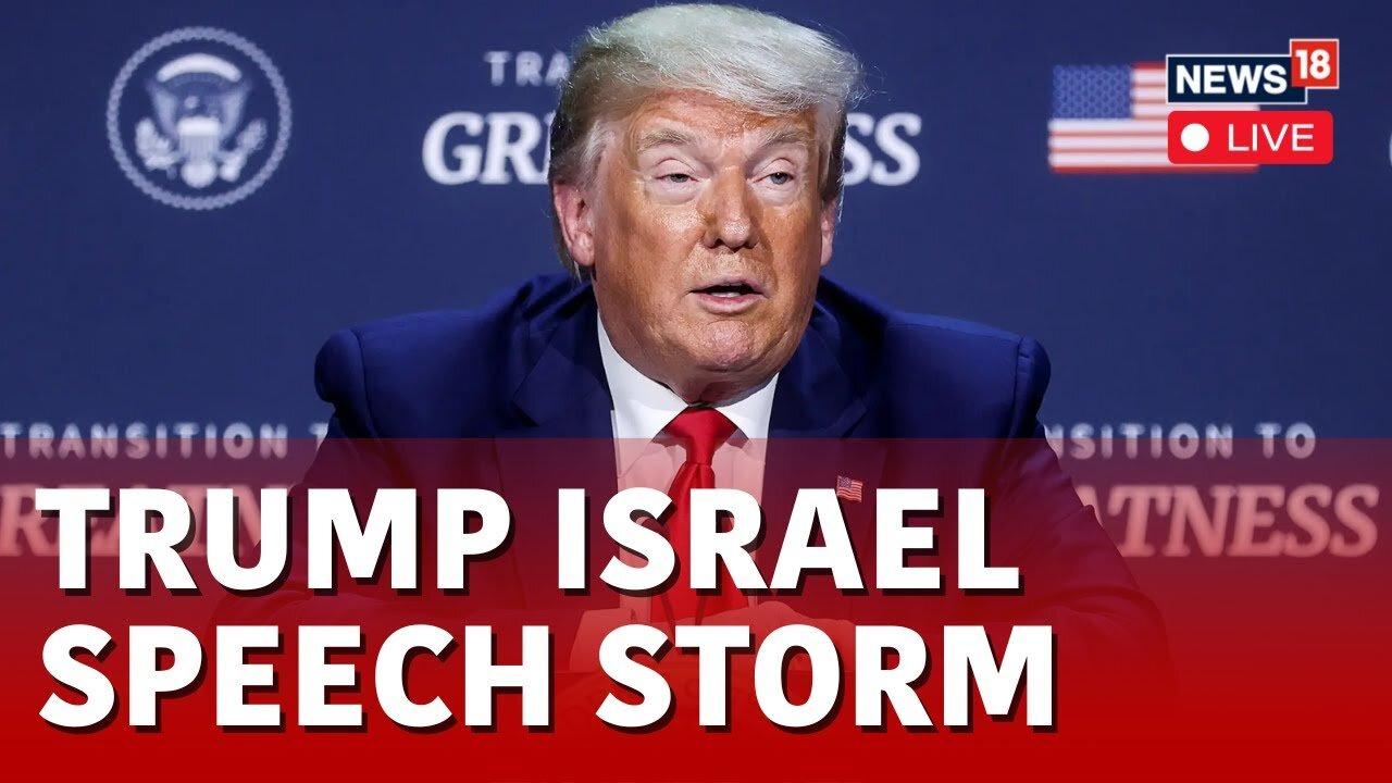 Trump Speech Live | Trump Backs Israel In His Florida Speech | Donald Trump Rally Live