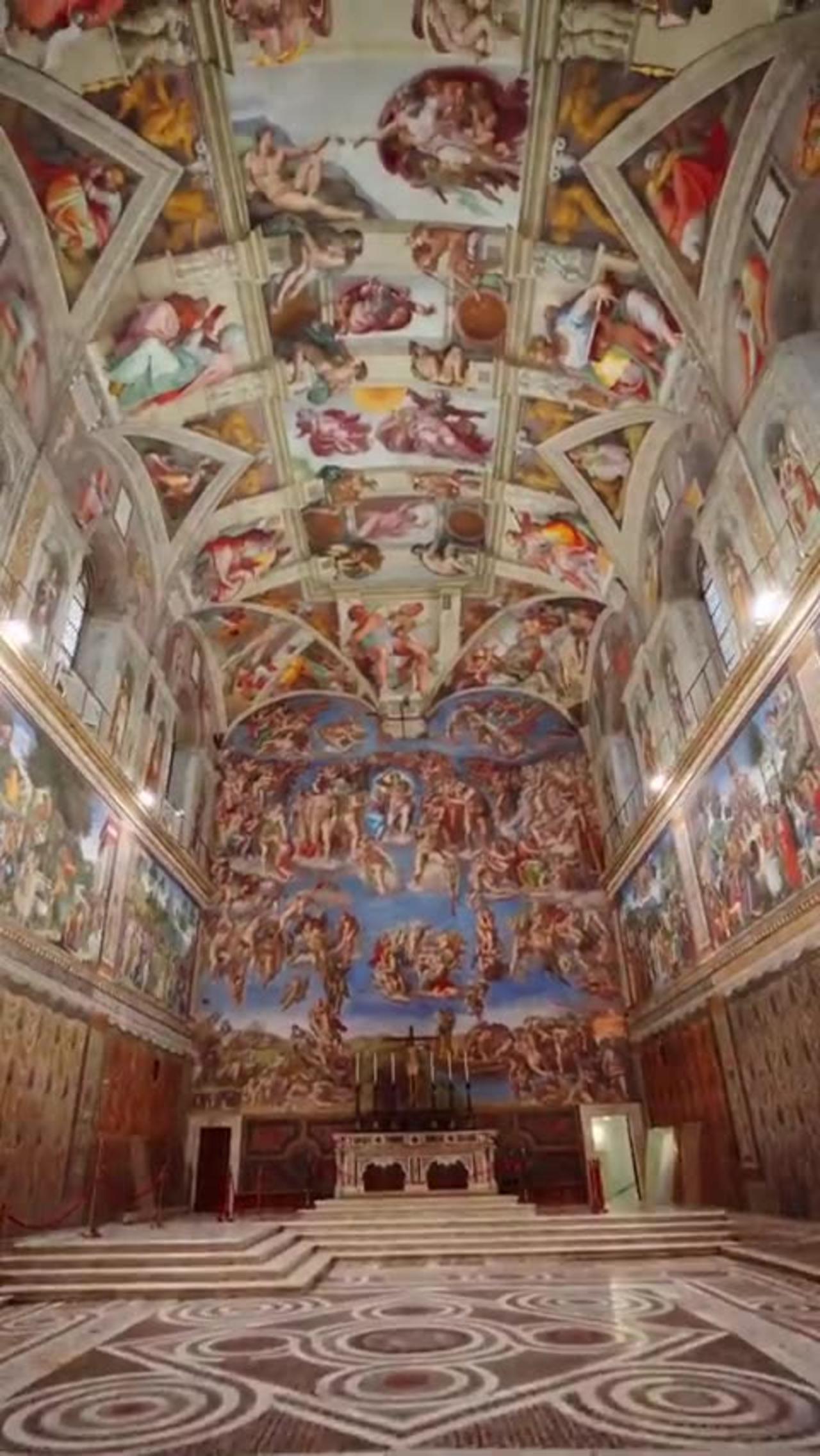 Sistine Chapel is a symbol of faith, creativity, and human achievement #short  #artlovers #fineart