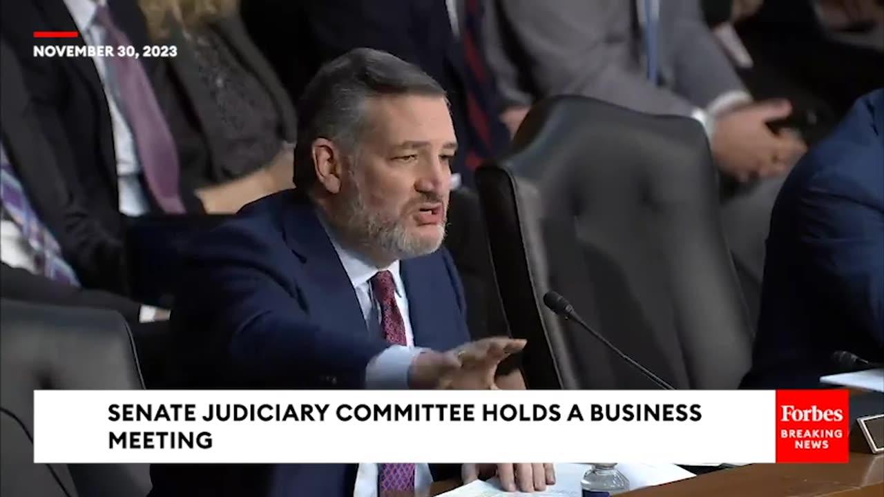 Ted Cruz Issues Blunt Dare To Democratic Colleagues In Furious Judiciary Remarks