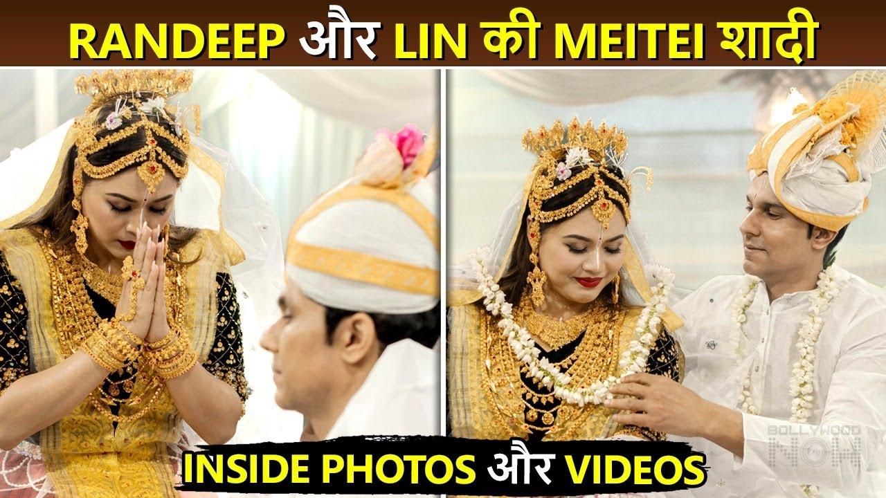 Interesting Beautiful Details Of Randeep Hooda And Lin Laishram's Meitei Wedding Dress and Rituals