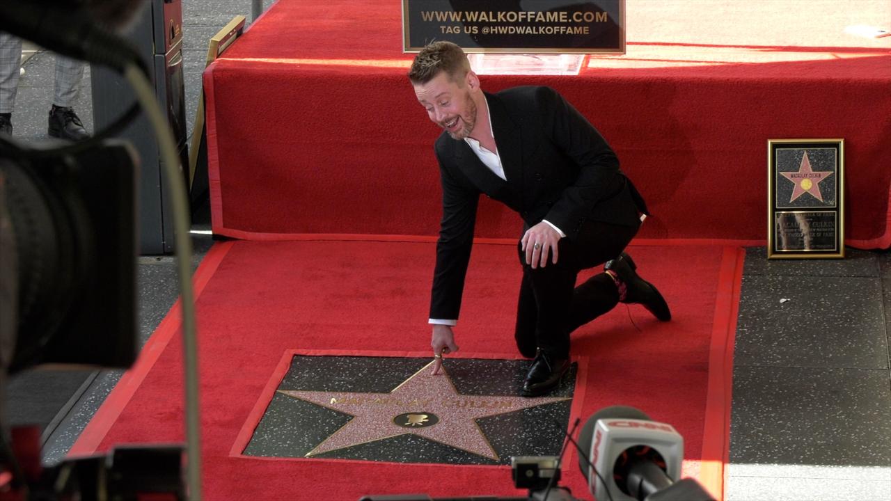 Macaulay Culkin Honored With A Star On The Hollywood Walk Of Fame