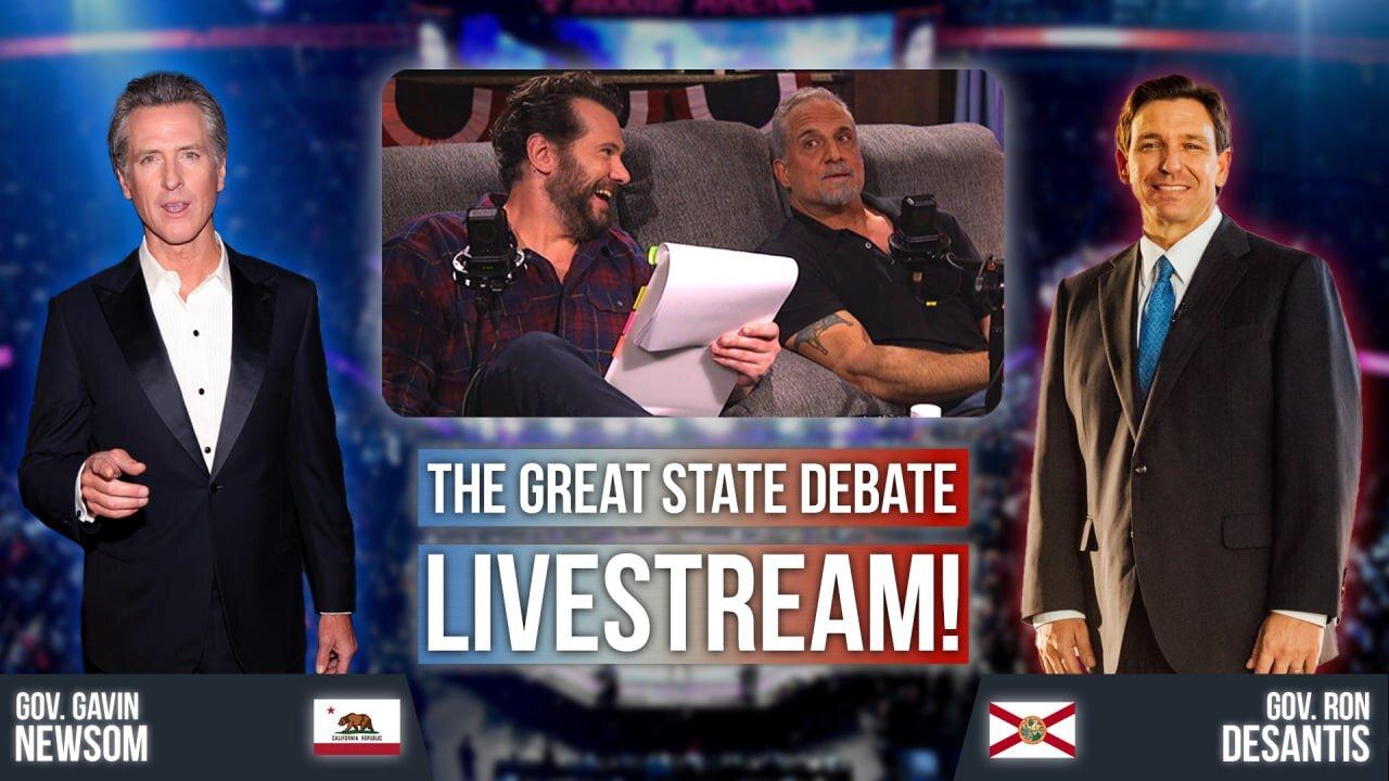 🔴 LIVE DeSantis Vs. Newsom | The Great State Debate LIVESTREAM