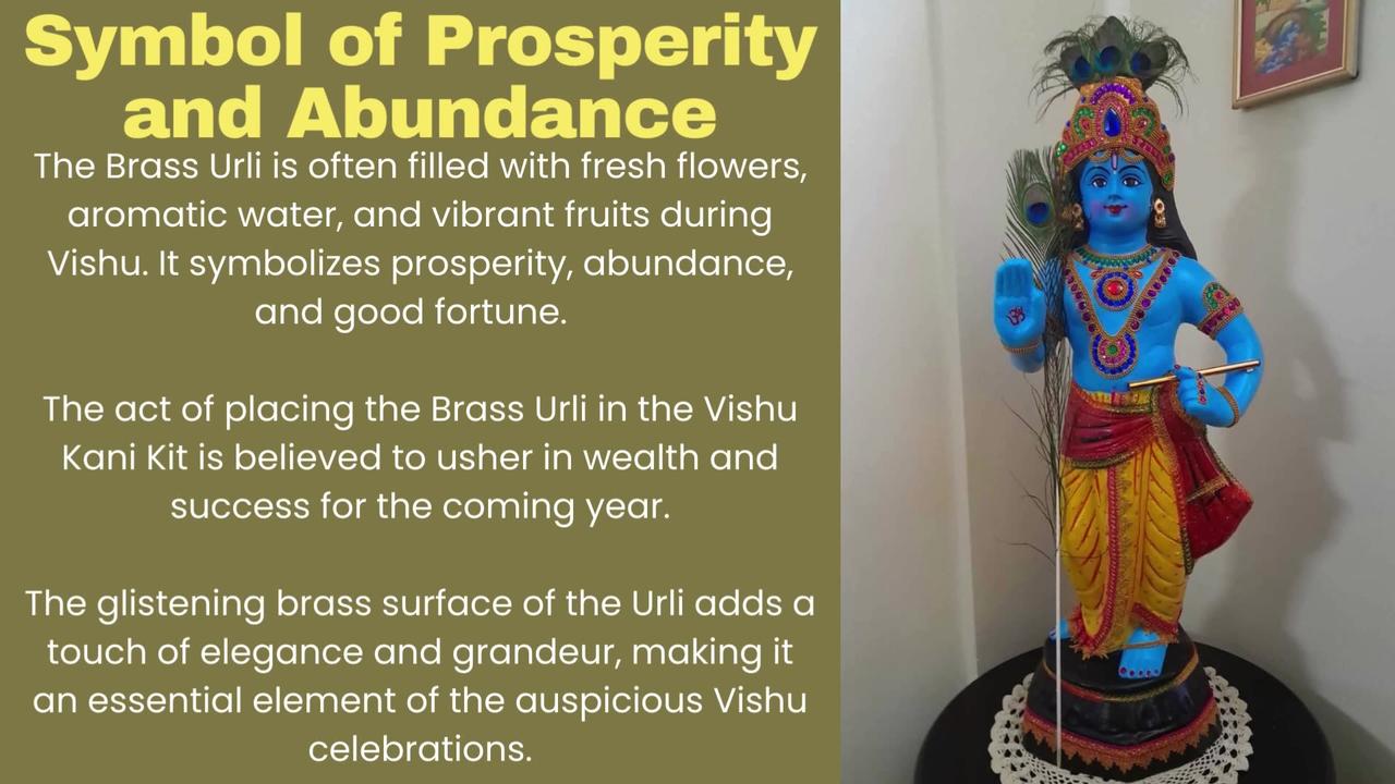 The Significance of Brass Urli in Kerala Vishu Kani Kit