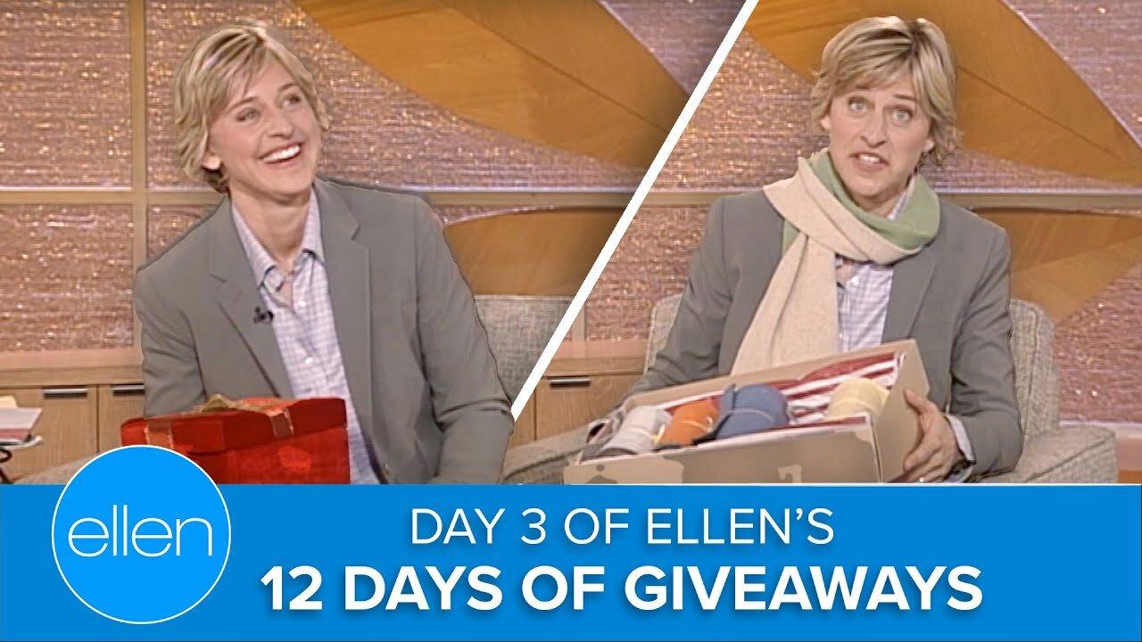 Day 3 of Ellen's 12 Days of Giveaways One News Page VIDEO