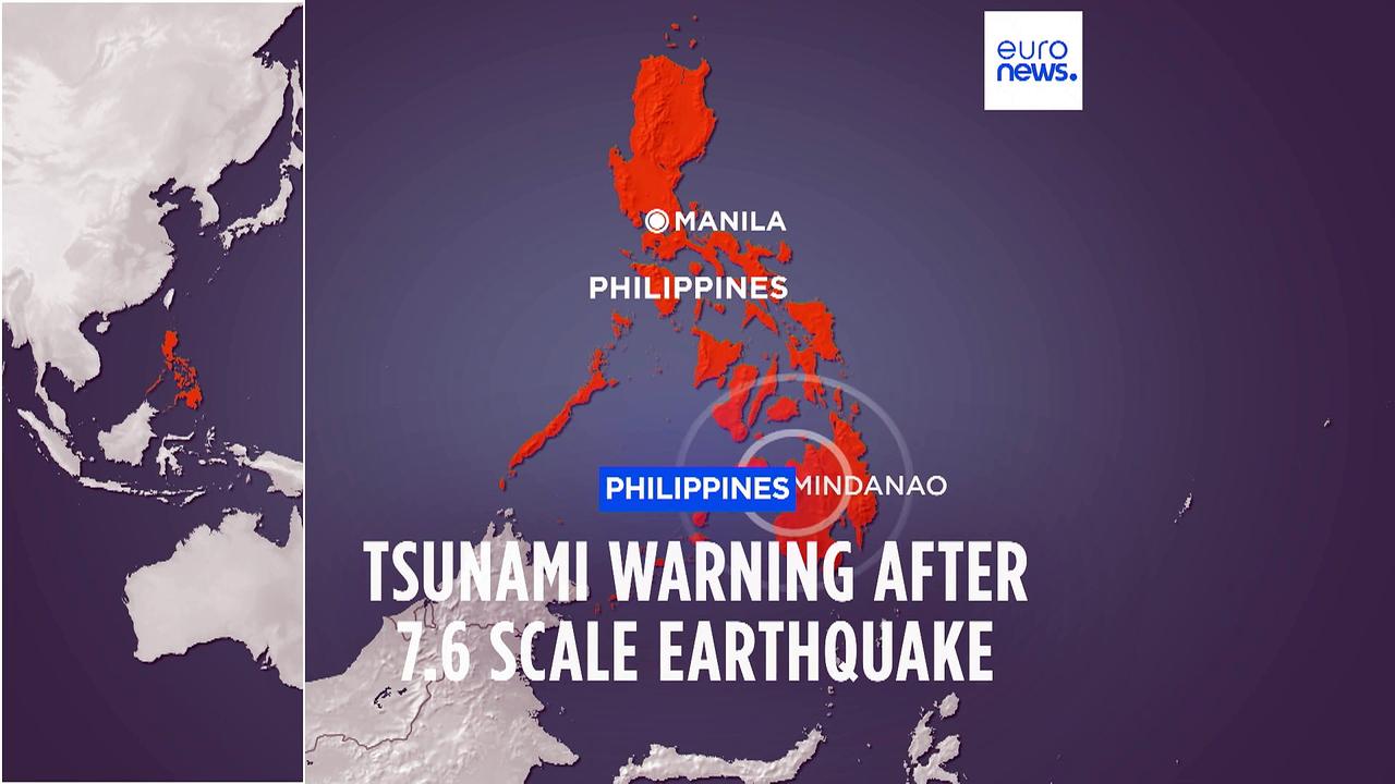 Powerful quake in the Philippines triggers tsunami alert