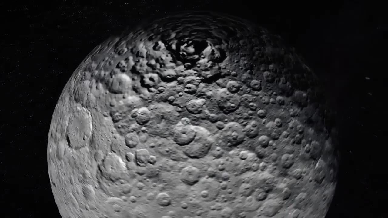 Fly over Dwarf planet Ceres..,