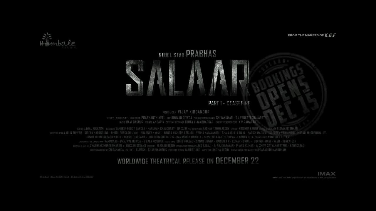 Salaar Hindi Trailer