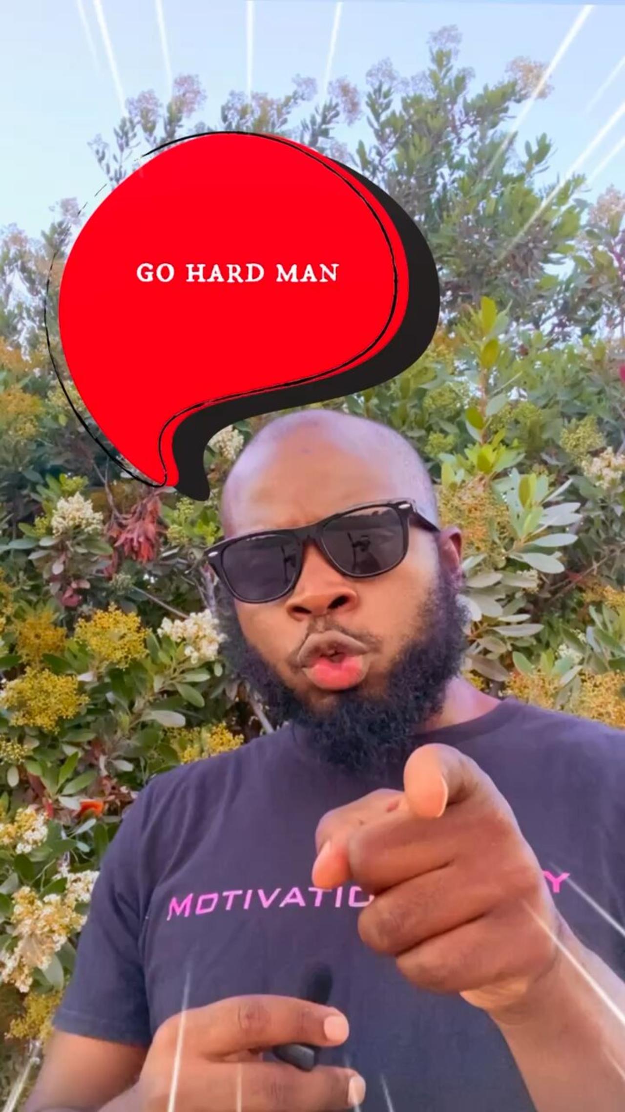 Go Hard Man #dayodman #motivation #eeyayyahh #motivationalspeaker #positivity