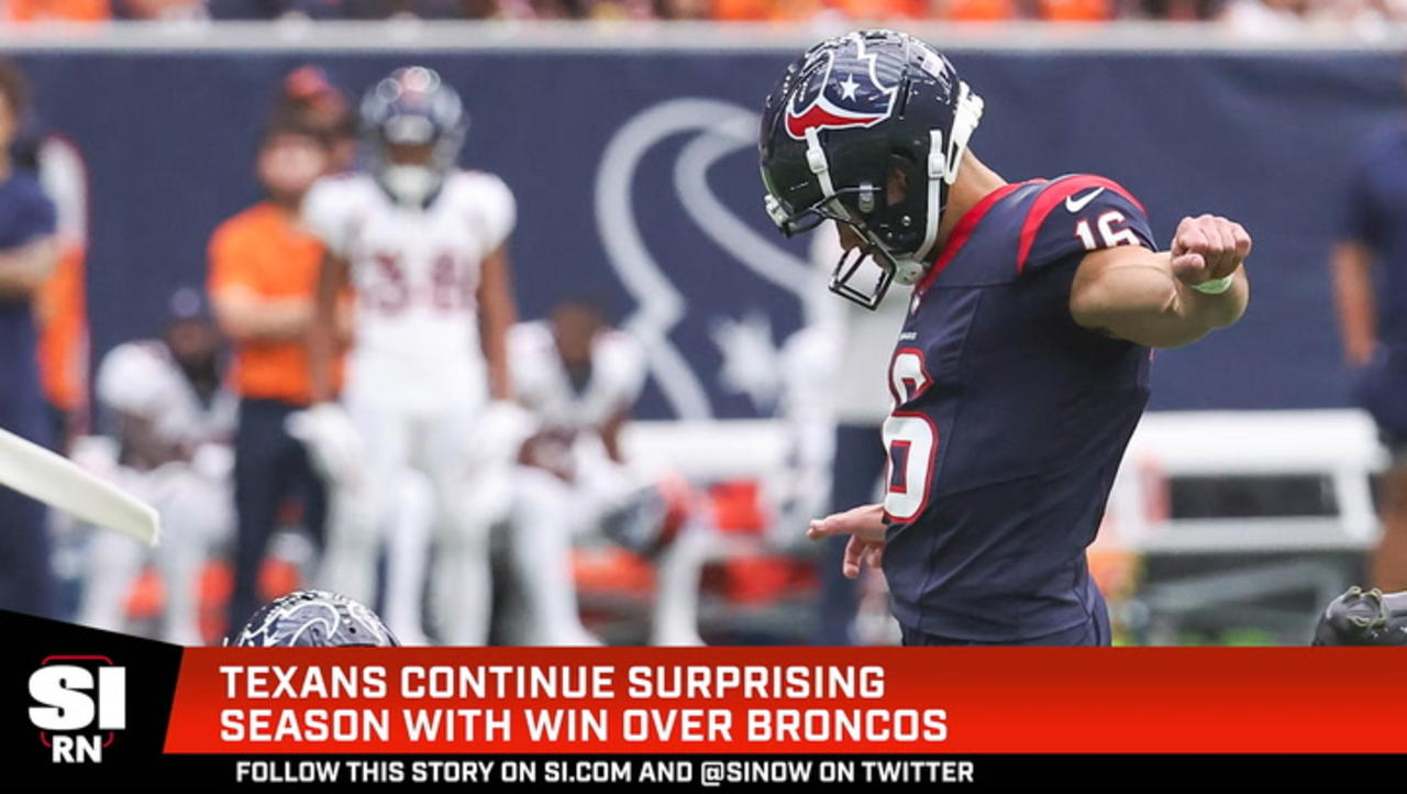 Texans Continue Surprising Season With Win Over Broncos