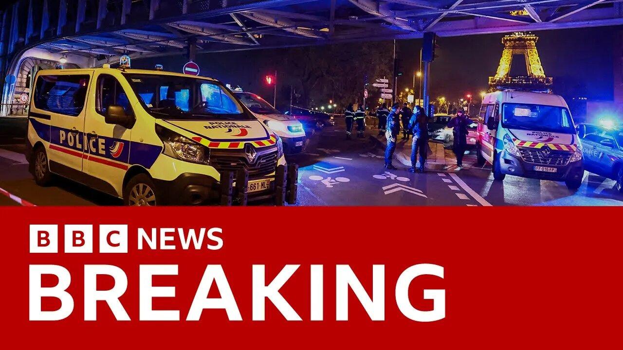 Paris attack near Eiffel Tower leaves one dead and two injured | BBC News