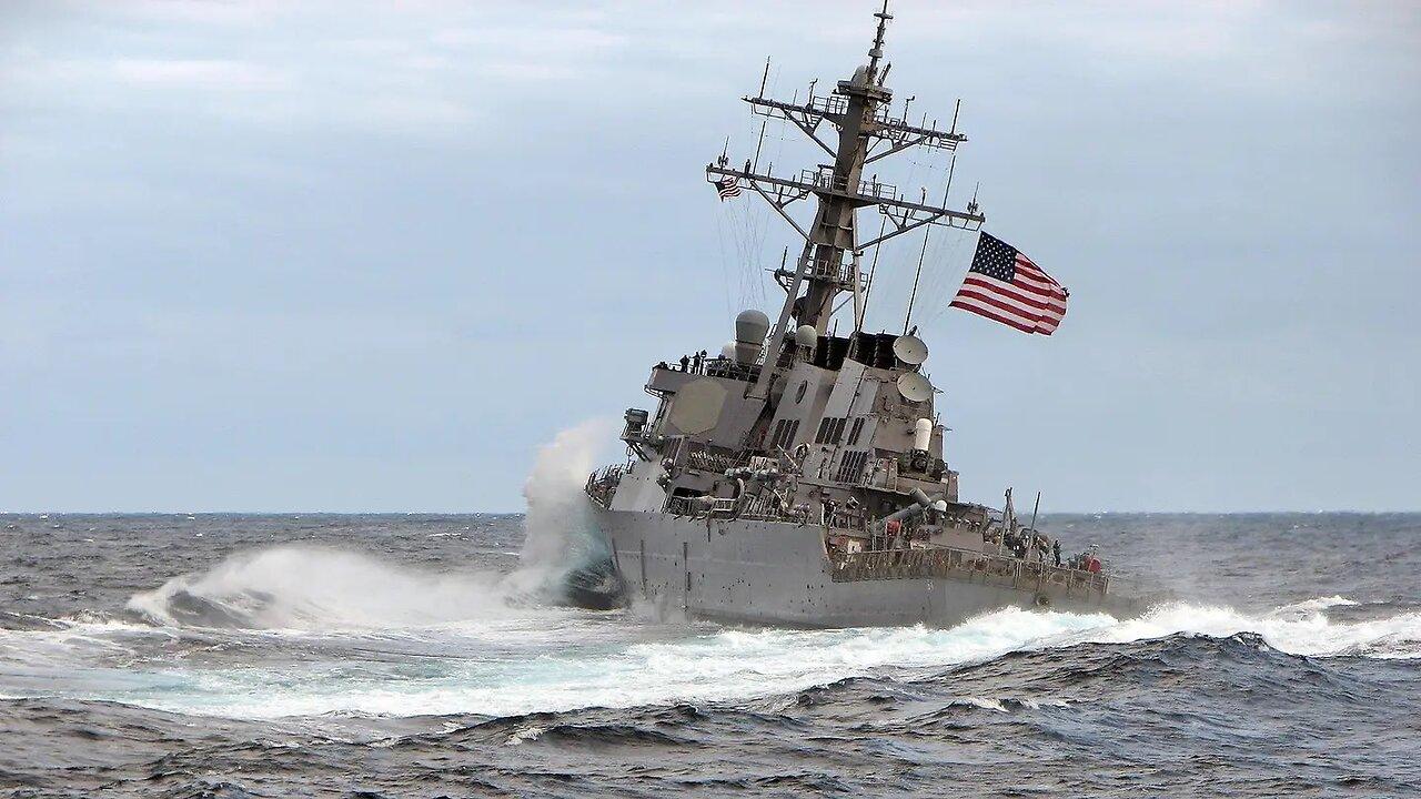 BREAKING NEWS!  US WARSHIP ATTACKED IN THE RED SEA! USS Carney (DDG-64) AND OTHER SHIPS.
