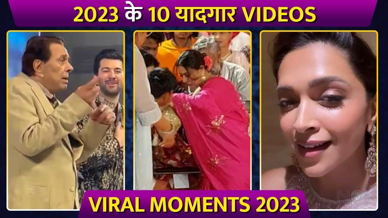 2023 Rewind 10 Viral Moments Of Bollywood Kajol, Deepika, Dharmendra Dance and More