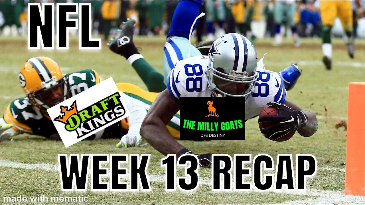 College Football Bamboozled + NFL Week 13 Recap - DFS Destiny