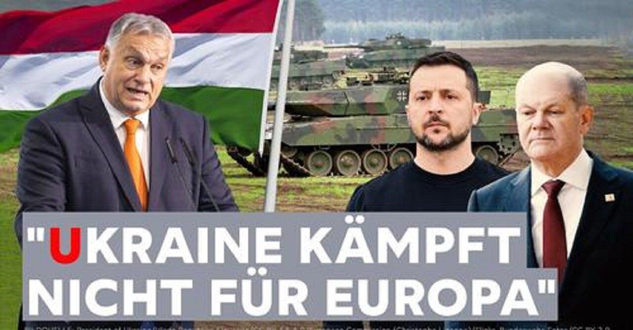UNGARN GEGEN UKRAINE IN NATO UND EU: SCHOLZ "RUINIERT DEUTSCHLAND SCHNELLER ALS HITLER"