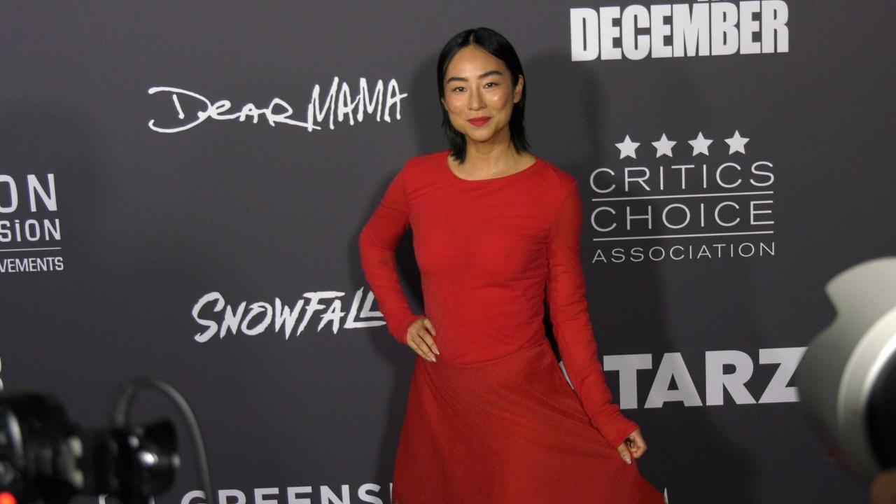 Greta Lee 'Critics Choice Association's celebration of Cinema & Television: Honoring Black, Latino, and AAPI Achievements' Purpl