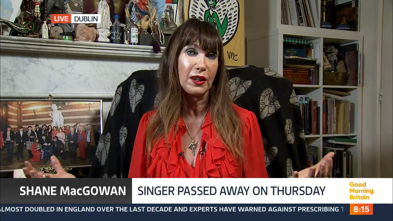 Shane MacGowan's wife Victoria Mary Clarke discusses her grief on Good Morning Britain