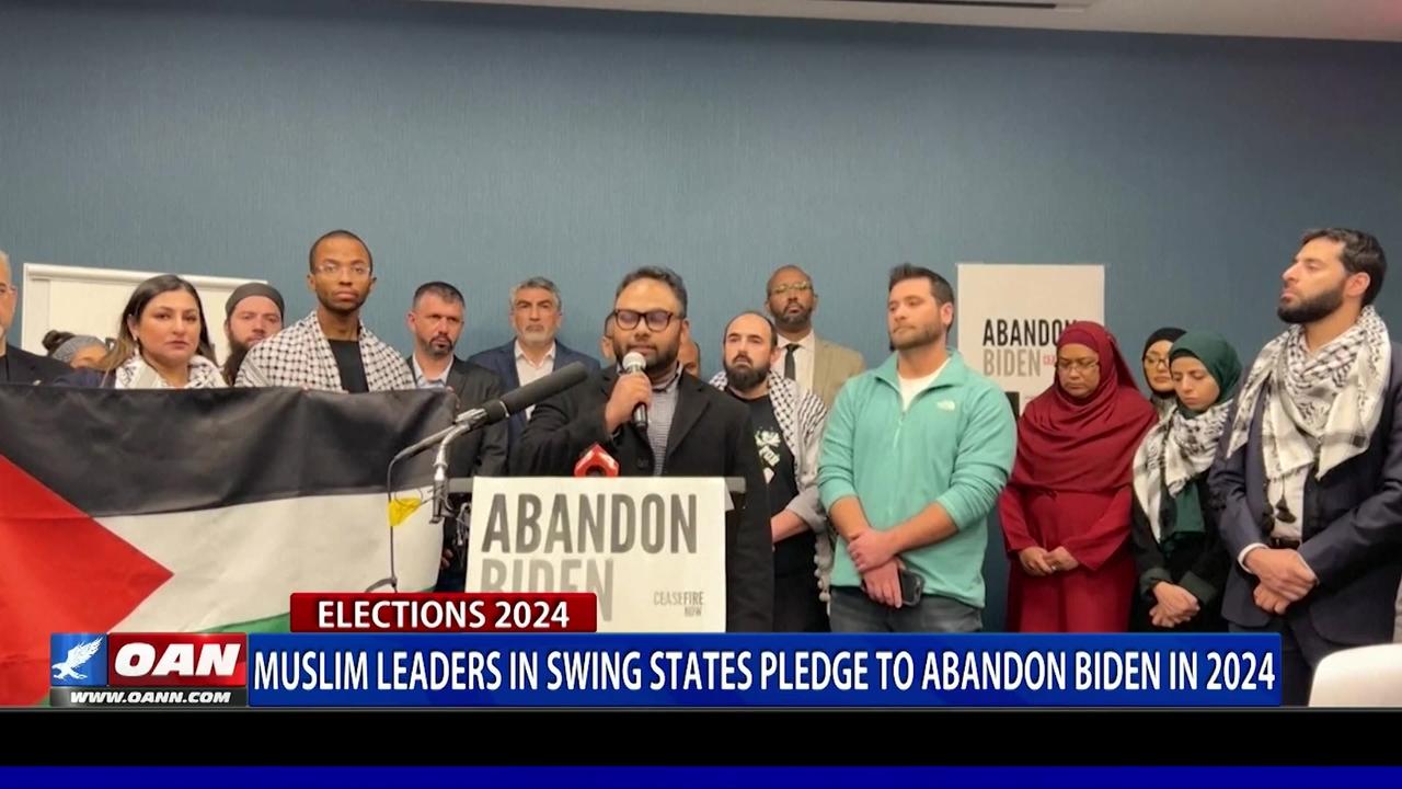 Muslim Leaders In Swing States Pledge To Abandon Biden In 2024