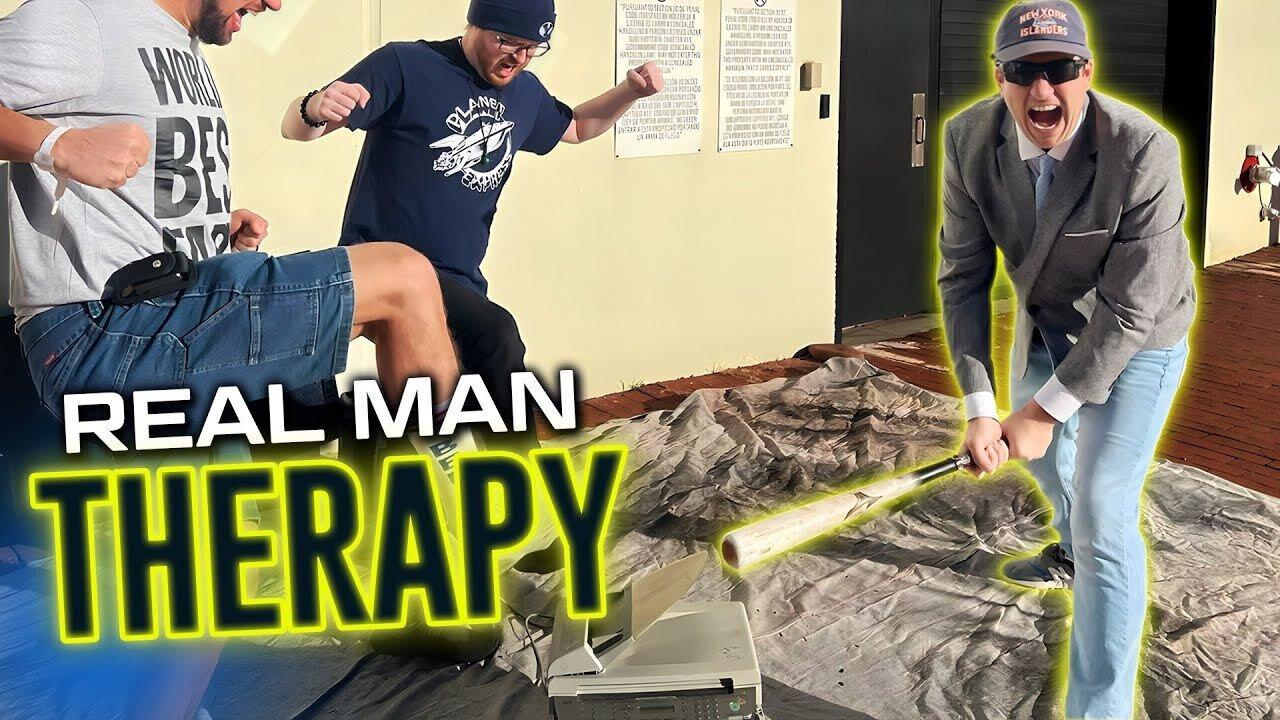 THERAPEUTIC: ‘Office Space’ Printer Smashing LIVE | Ep 126