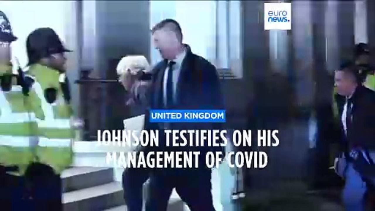UK COVID inquiry: Ex PM Johnson says he is 'deeply sorry' for pain and suffering during pandemic