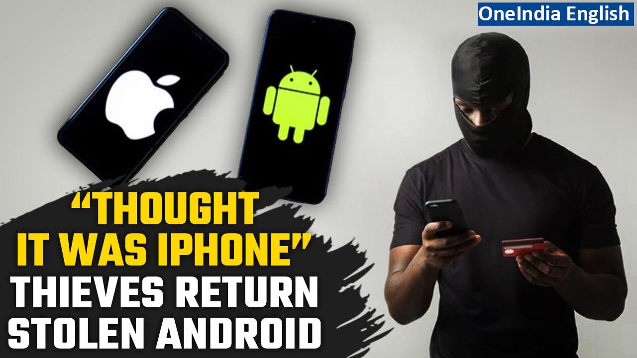 U.S. News: Bizarre Incident on iPhone v/s Android | Thieves Returns Stolen Phone | Oneindia News