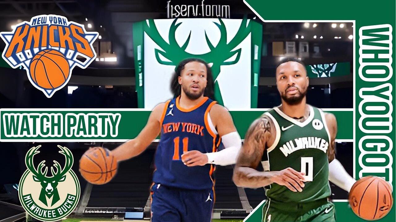 NYC Knicks vs Milwaukee Bucks | Live watch party Stream | NBA 2023 In-Season Tournament