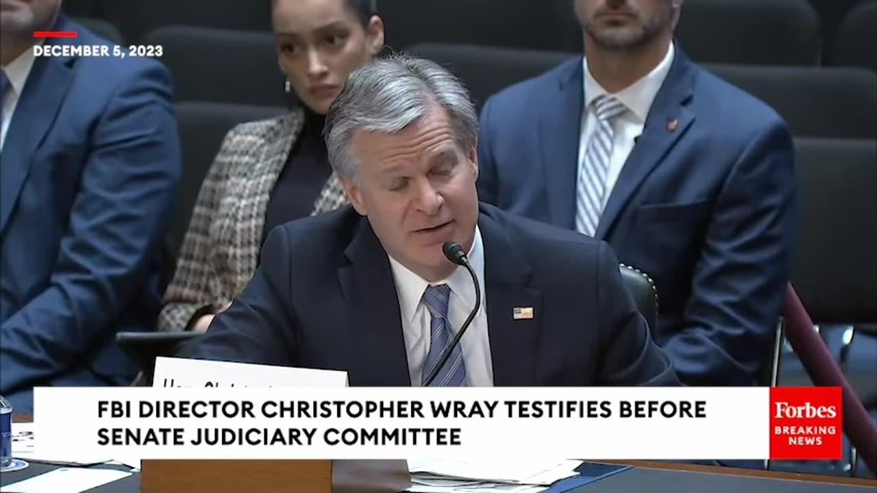 Marsha Blackburn Grills FBI's Wray About 'Heavily Redacted' Search Warrant For Trump Twitter Account