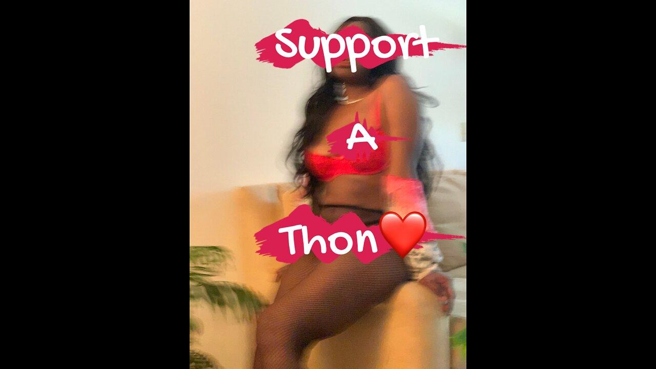 Support-a-thon! 1 sub = 1 name written on body! WE GOIN ALL WEEK +FORT!!