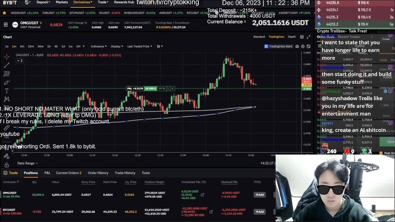 coin Live) - $215,000 | Live Bitcoin Trading 24/7 Cam | !BYBIT !BAL