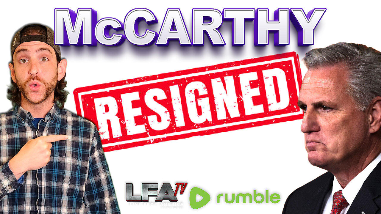 KEVIN MCCARTHY RESIGNS! | UNGOVERNED 12.6.23 5pm