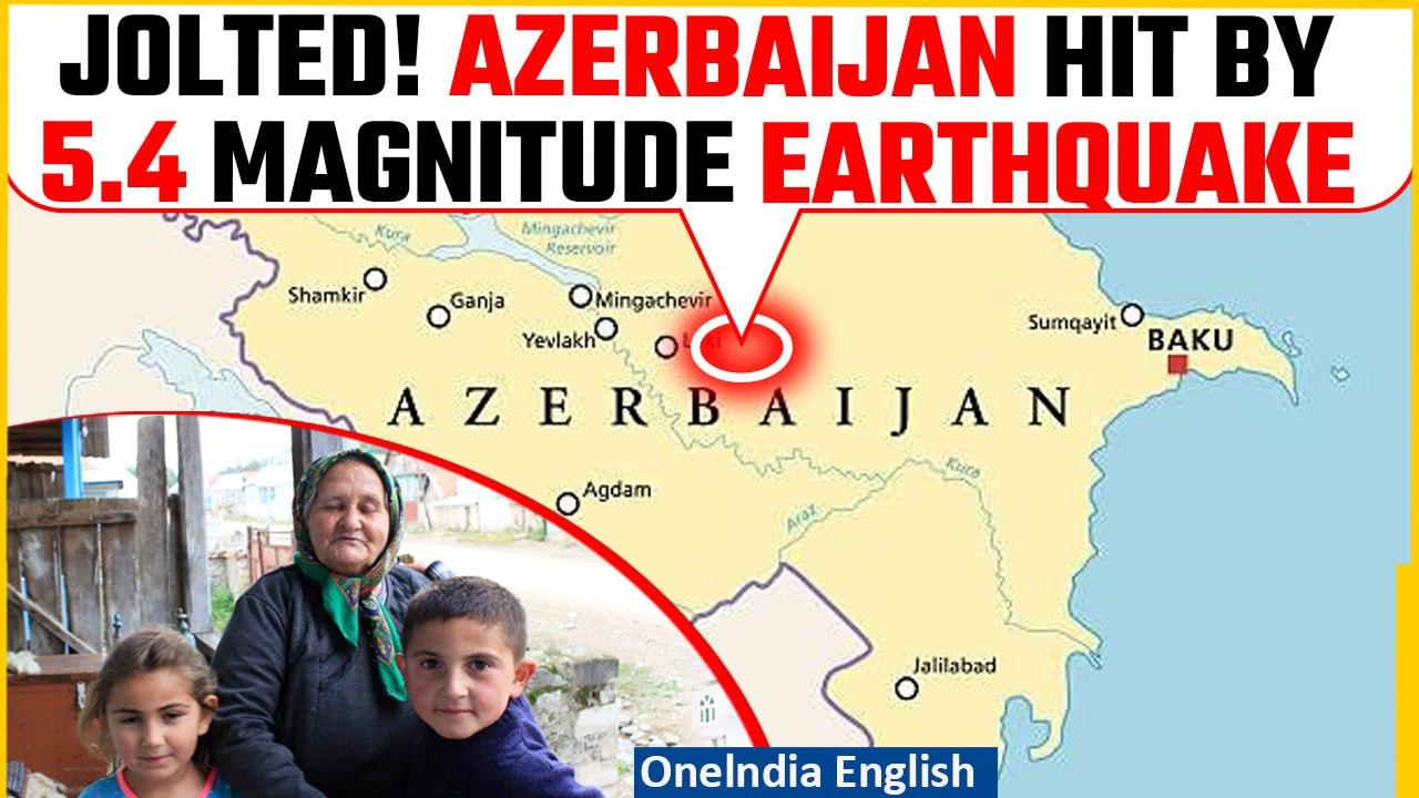 Breaking News! 5.4  Magnitude Earthquake Shakes Azerbaijan's Coastal Region | Oneindia News