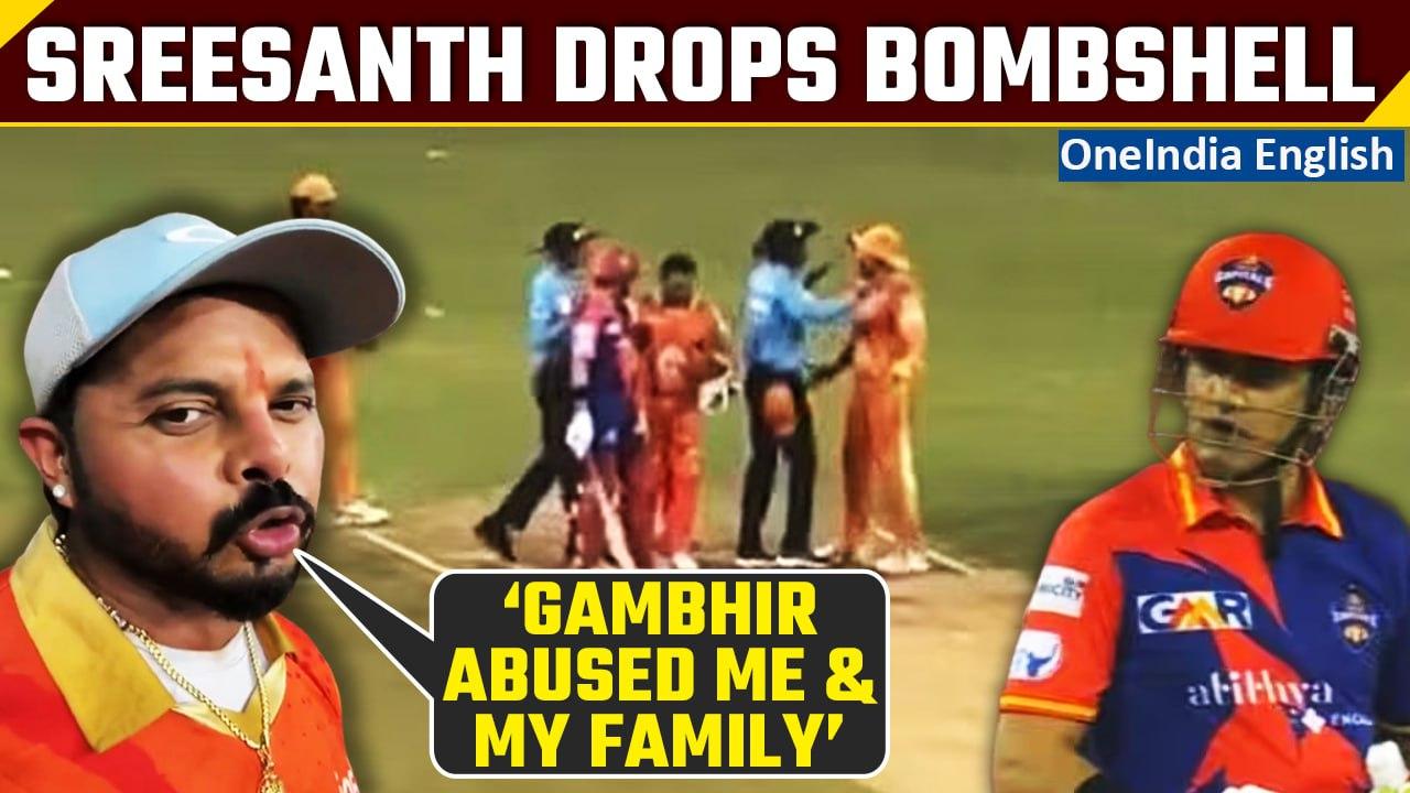 Verbal Spat Breaks Out Between Former Indian Cricketers Gautam Gambhir and S. Sreesanth | Oneindia