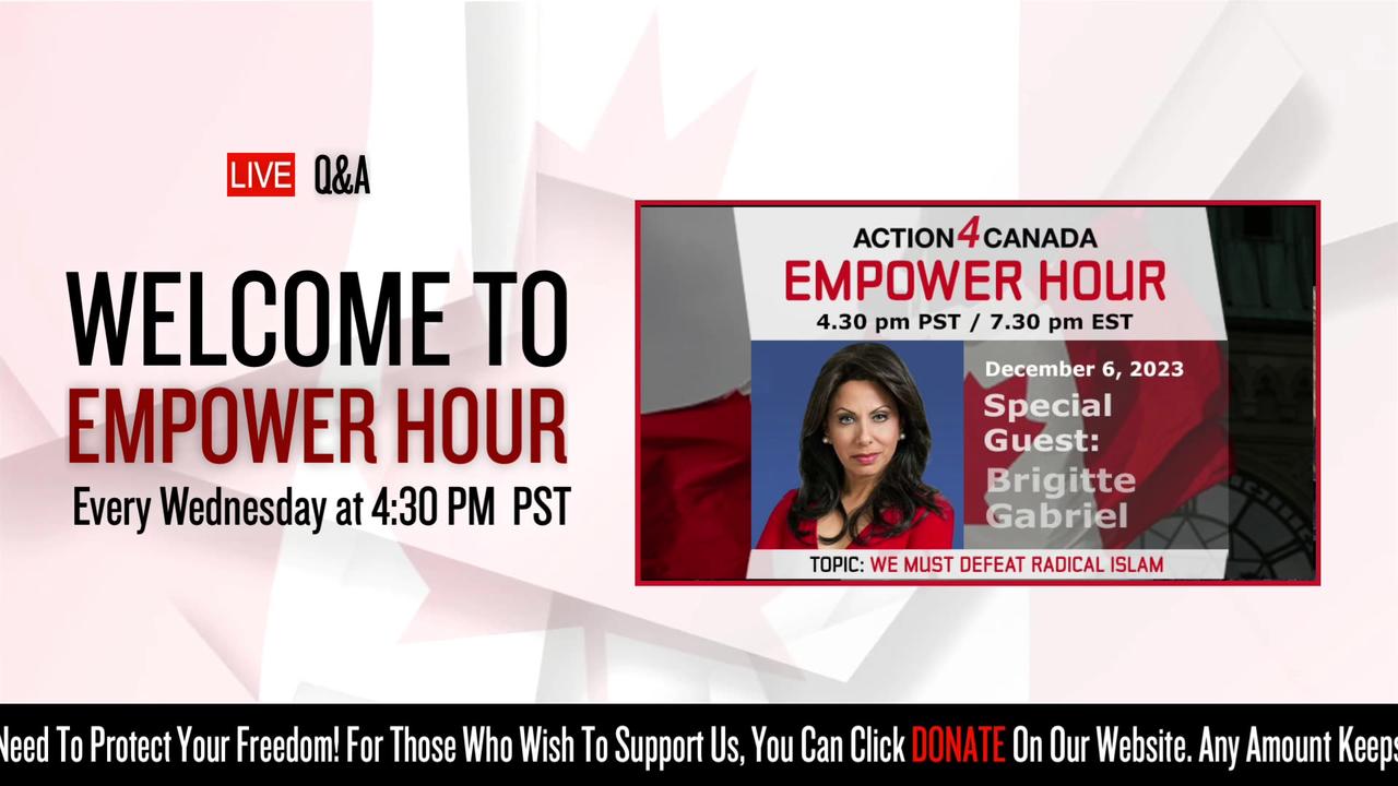 Action4Canada Empower Hour: Why We Must Defeat Radical Islam with TANYA GAW & Brigitte Gabriel