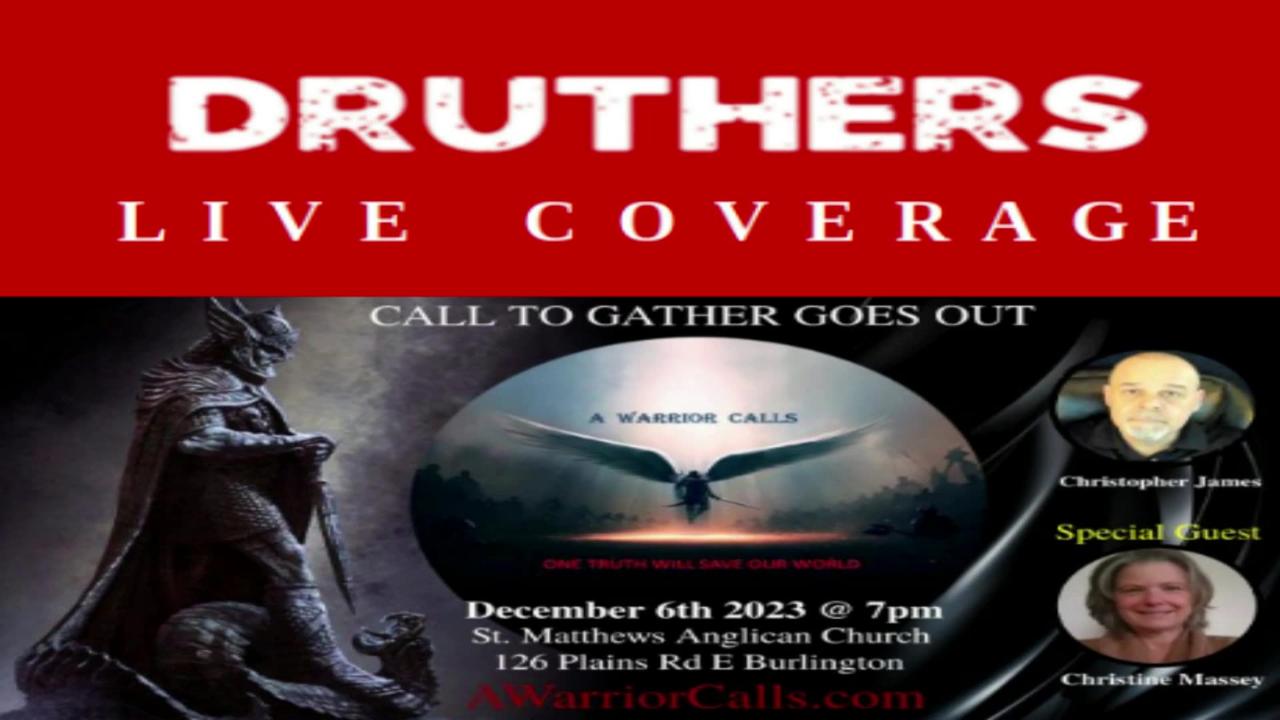 [ Live] 7pm A Call To Gather For Solutions With Christopher James & Christine Massey