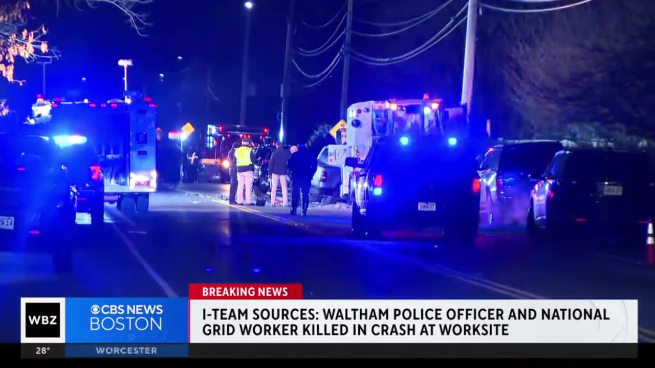 Police officer, National Grid worker killed in Waltham crash